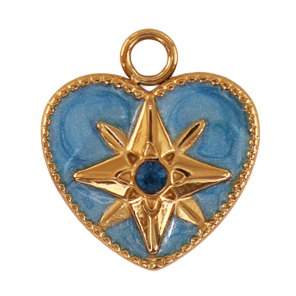Crystal blue heart