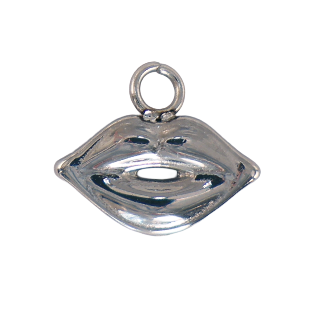 Mini silver lips