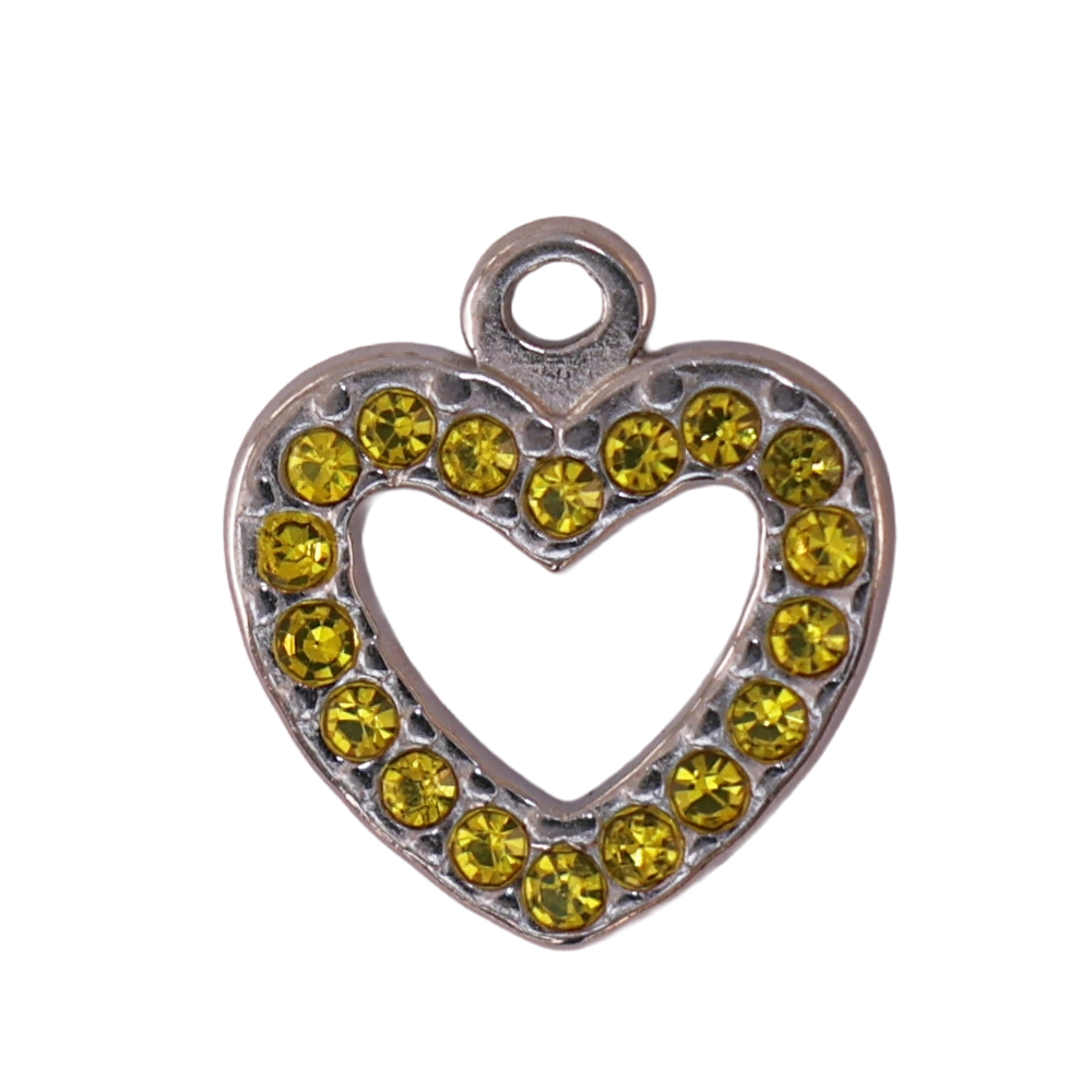 Sparkle yellow heart