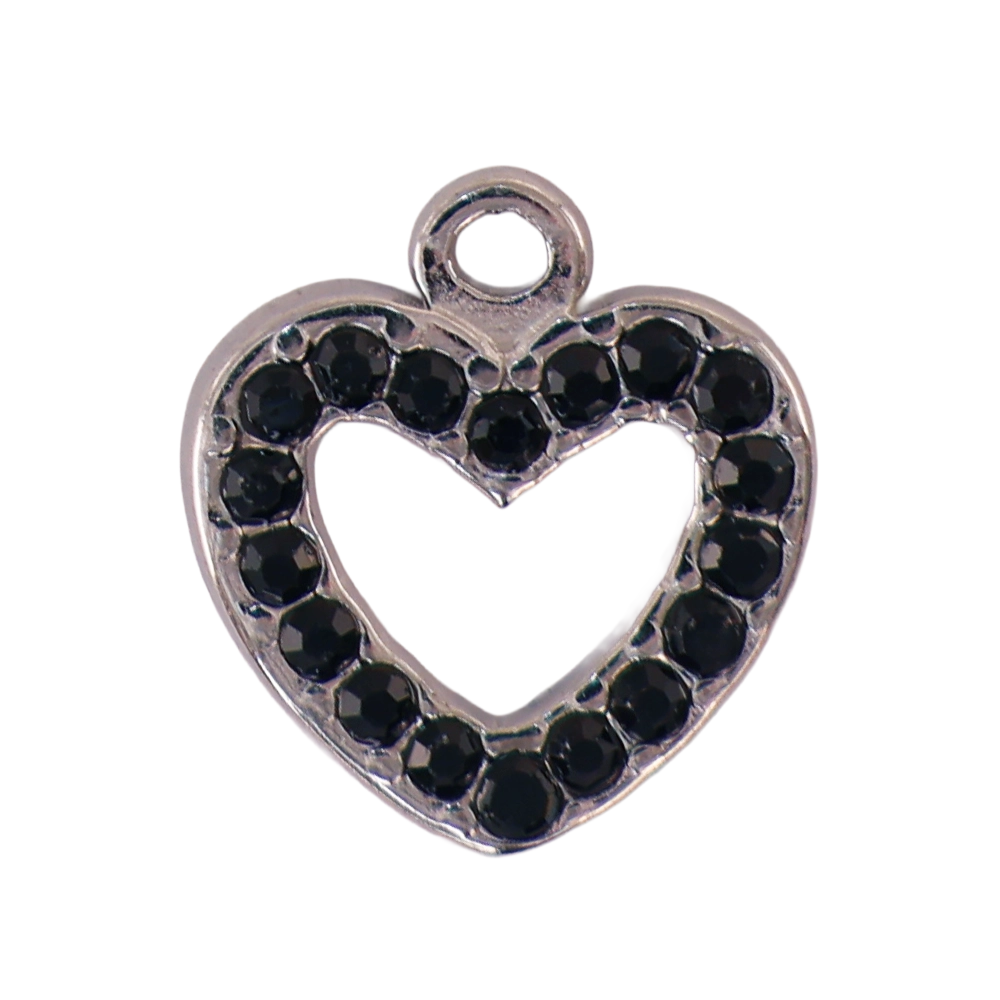 Sparkle black heart