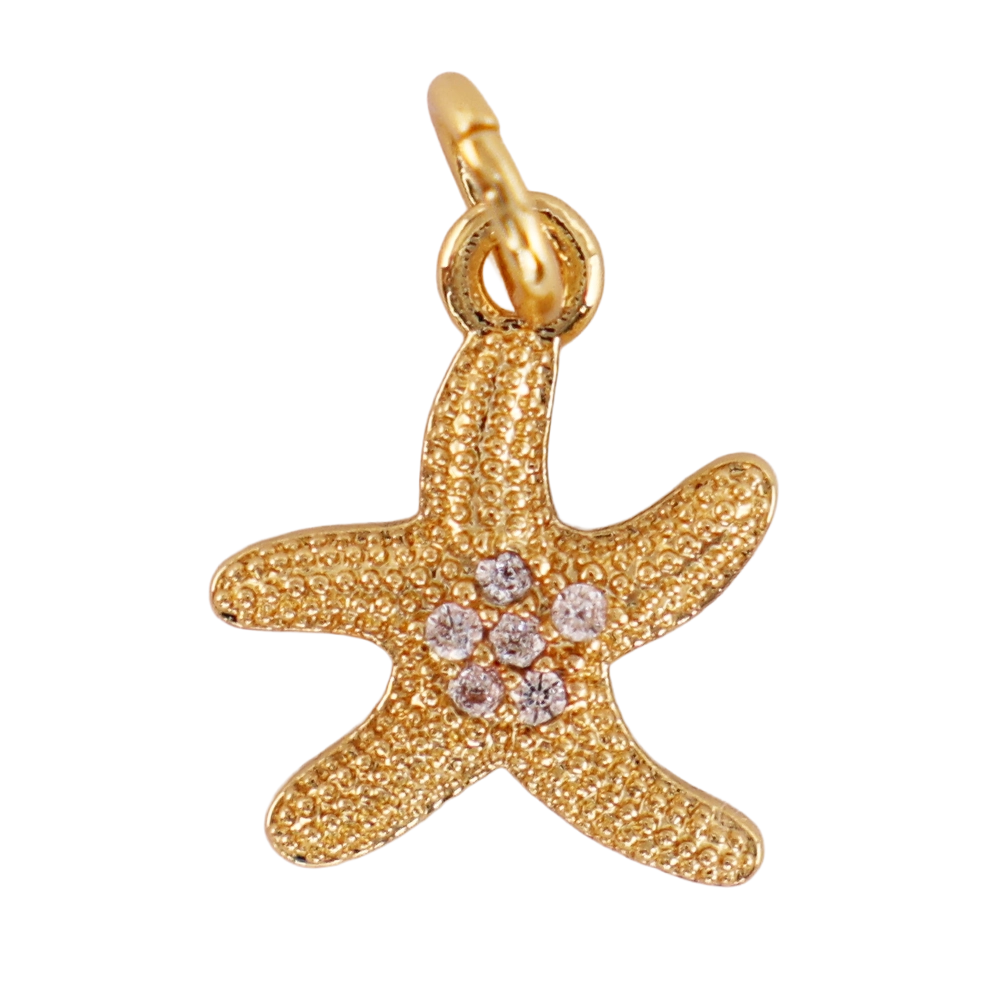 Mini gold starfish