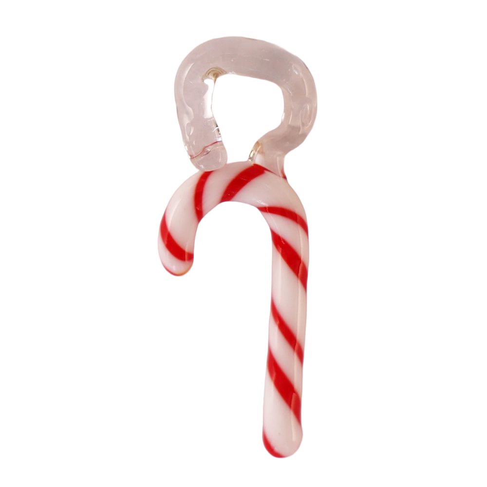 Glass candy cane