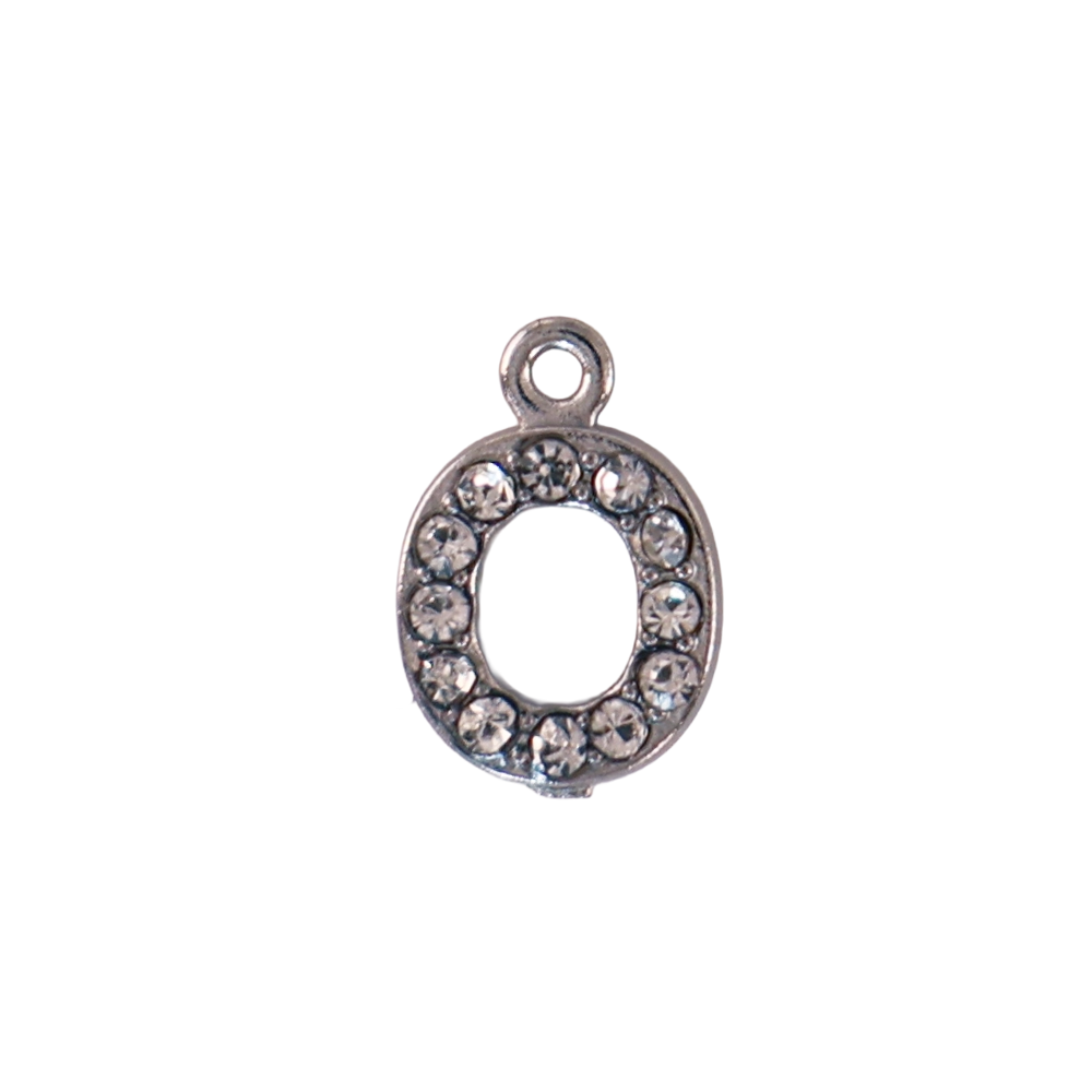 Mini silver O-letter