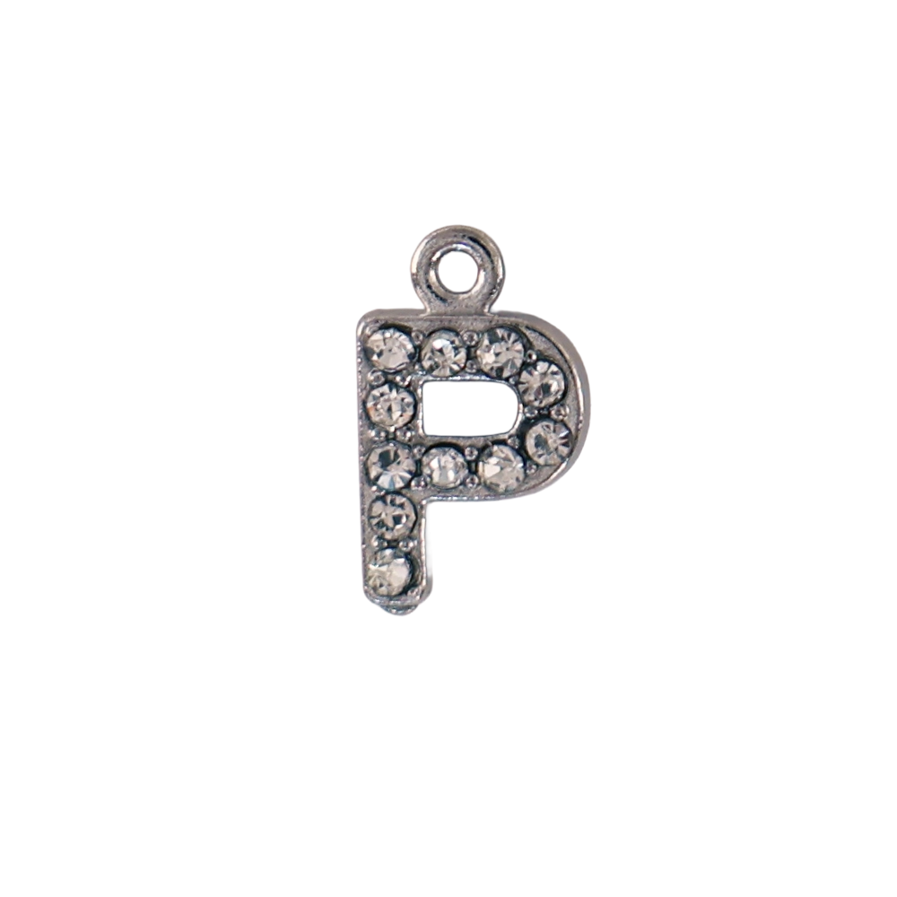 Mini silver P-letter