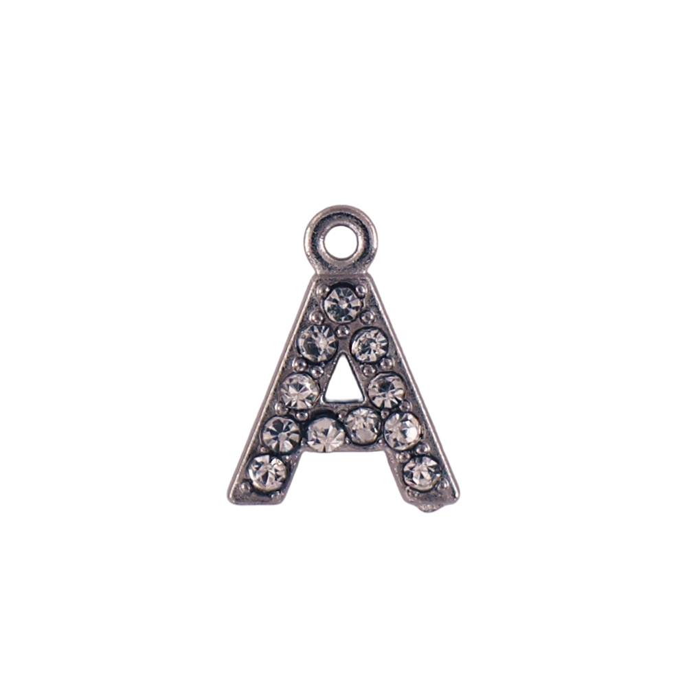 Silver mini A-letter