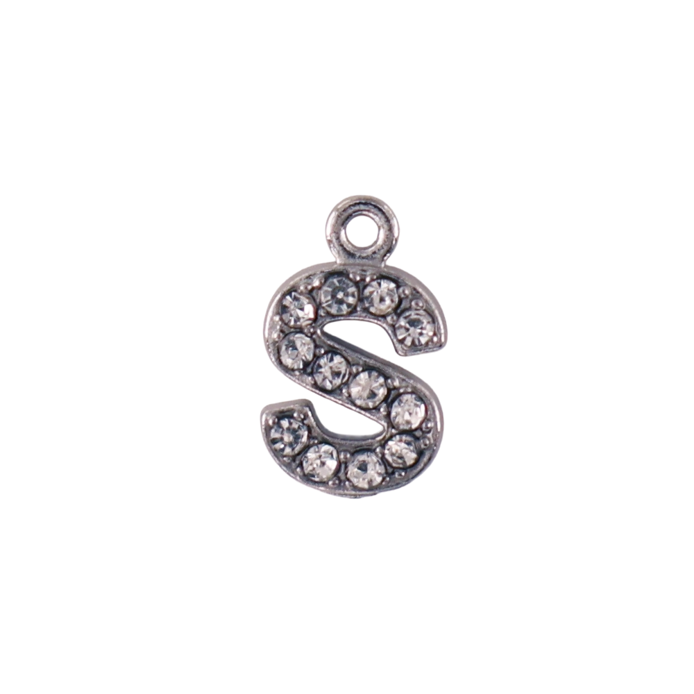 Mini silver S-letter