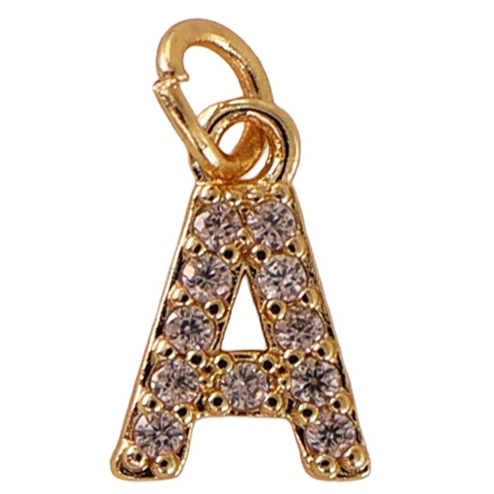 Mini gold A-letter