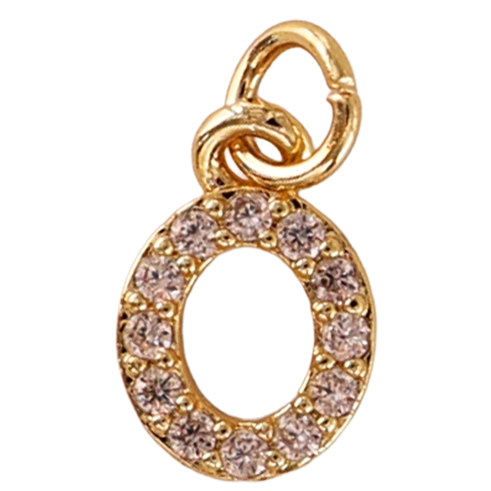 Mini gold O-letter