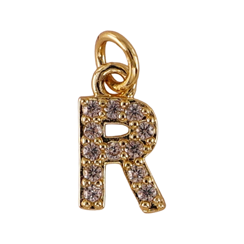 Mini gołd r-letter