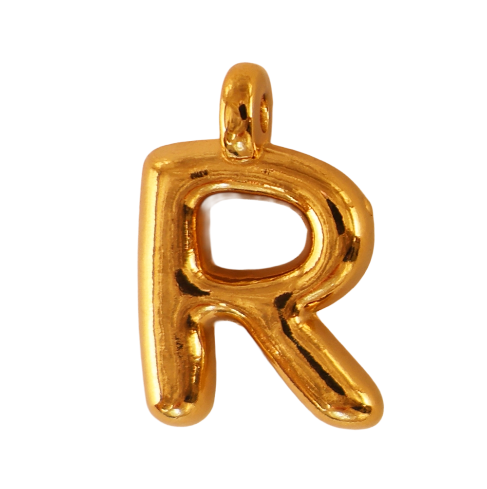 Gold R-letter