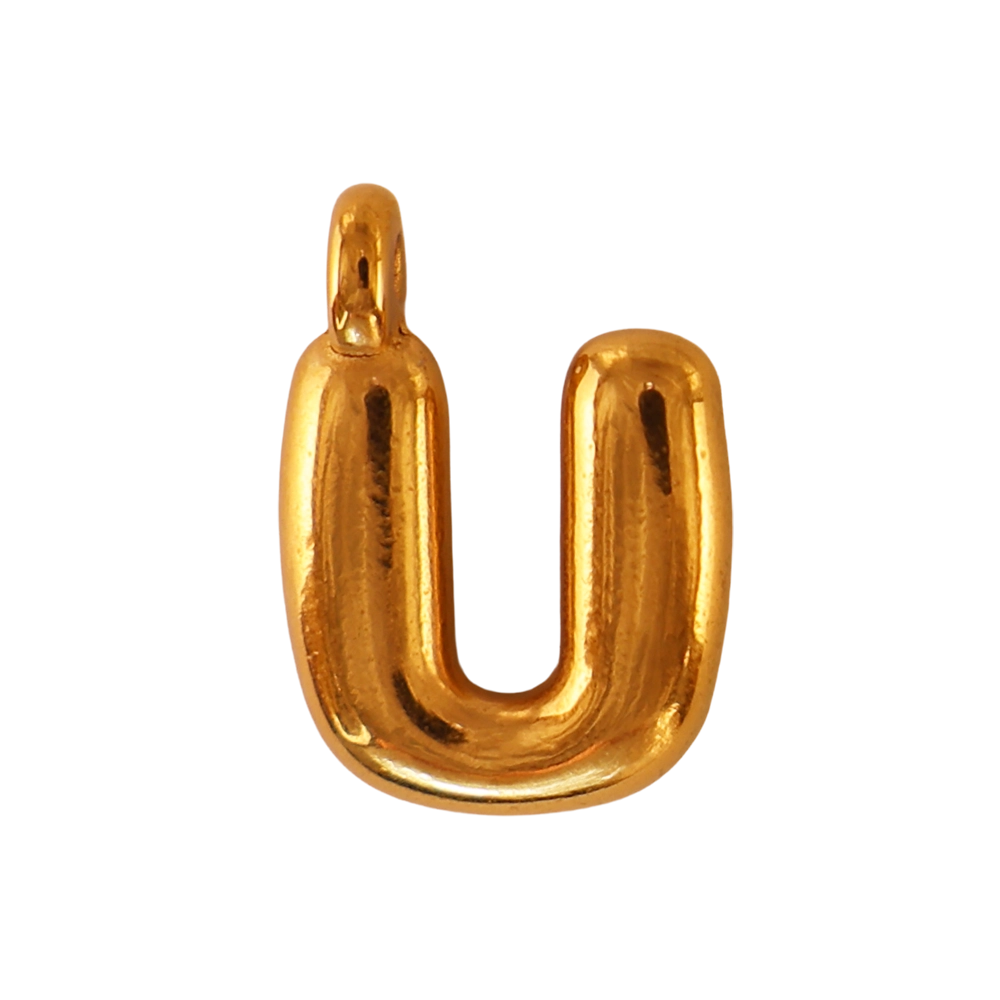 Gold U-letter