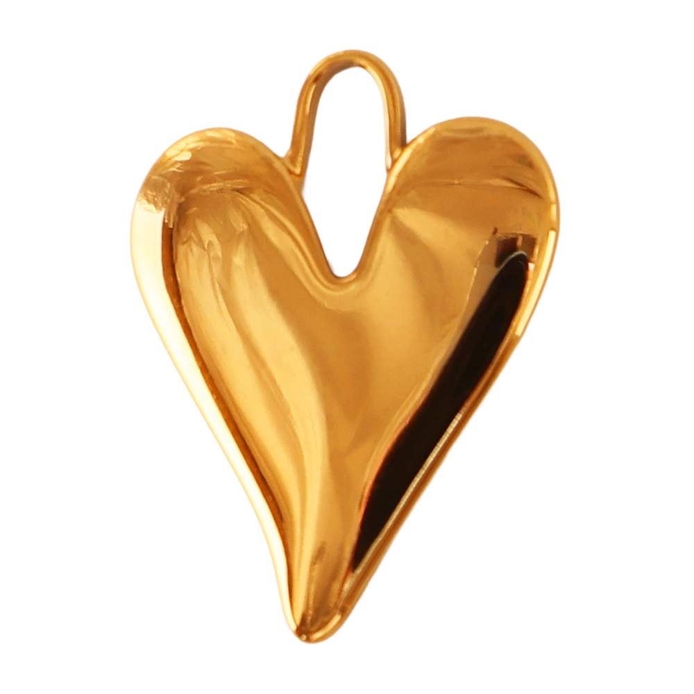 Simpe gold heart
