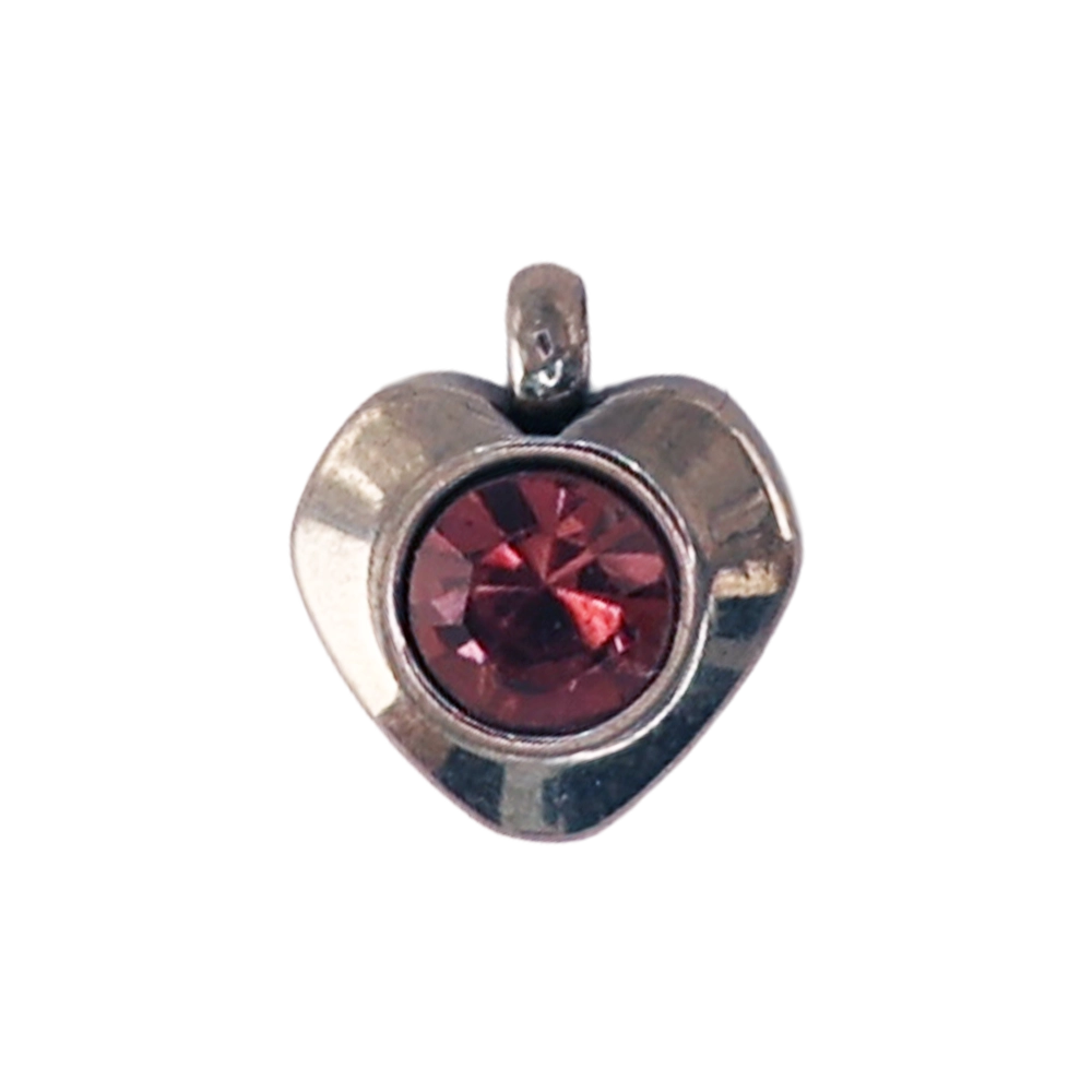 Mini Shiny Heart red
